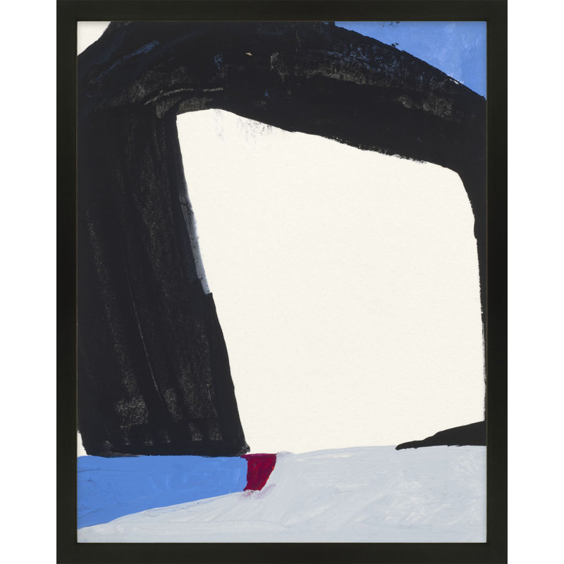 Beneath The Blue 1 Print by Andrea Stokes, Black Framed, 38" H x 30" W x 1.25" D