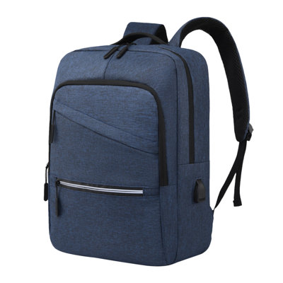 Business Backpack, Bag For Travel Flight Fits 15.6 Inch Laptop With USB Charging Port