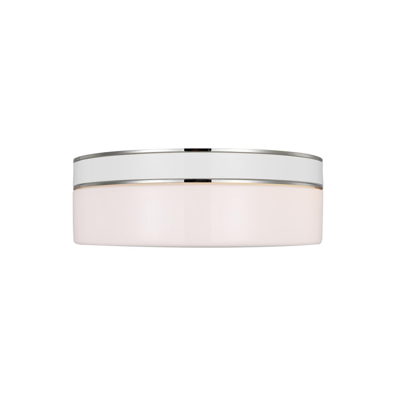 Monroe 2 - Light Flush Mount, Polished Nickel