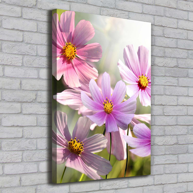 Field Flowers - Wrapped Canvas Print