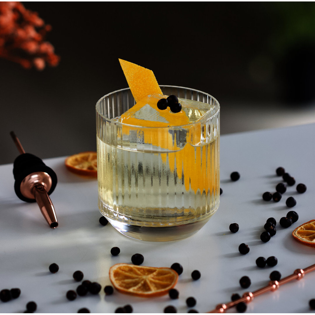 Big Top 4 - Piece Crystal Whiskey Glass Set (Set of 4) Nude 