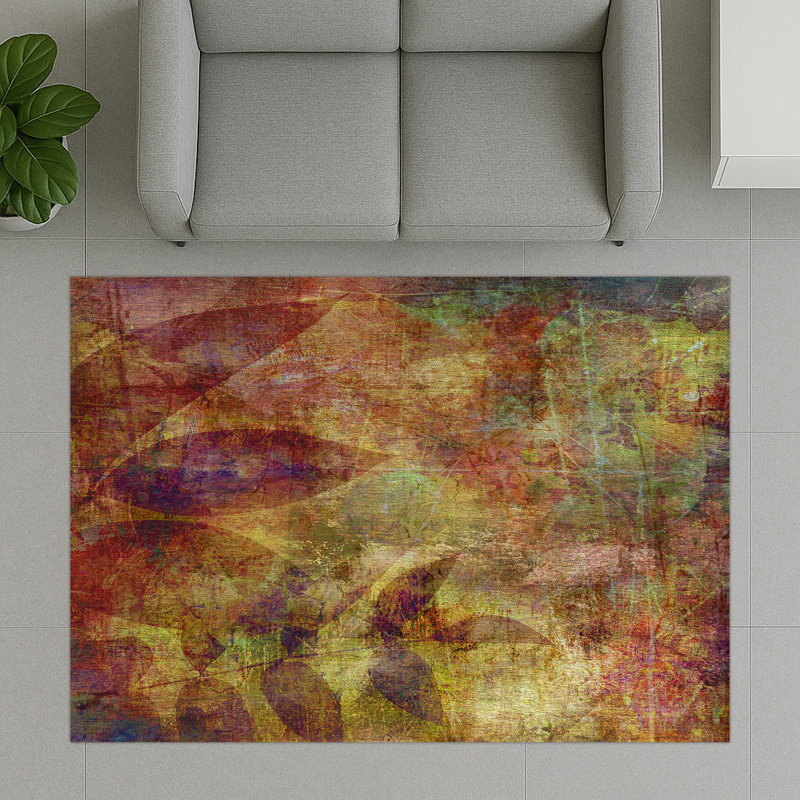 Abstract Area Rug, Rectangle 90 x 150 cm