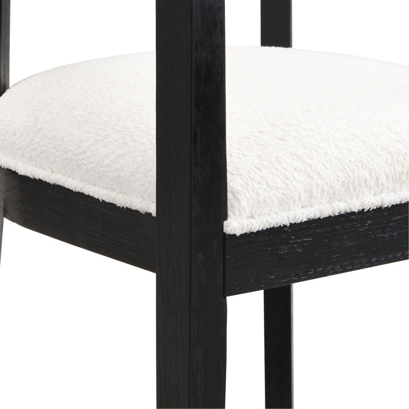 Chaise de salle à manger avec accoudoirs 2 pièces