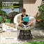 Outdoor Lounge Chair with Cushions
