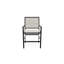 Bazza Sling Aluminum Frame Balcony Height Stacking Café Chair with Marine Grade Polymer Arm Accent-252063078-252063111