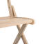 Chaise de patio pliante en bois massif (ensemble de 2)-129100998