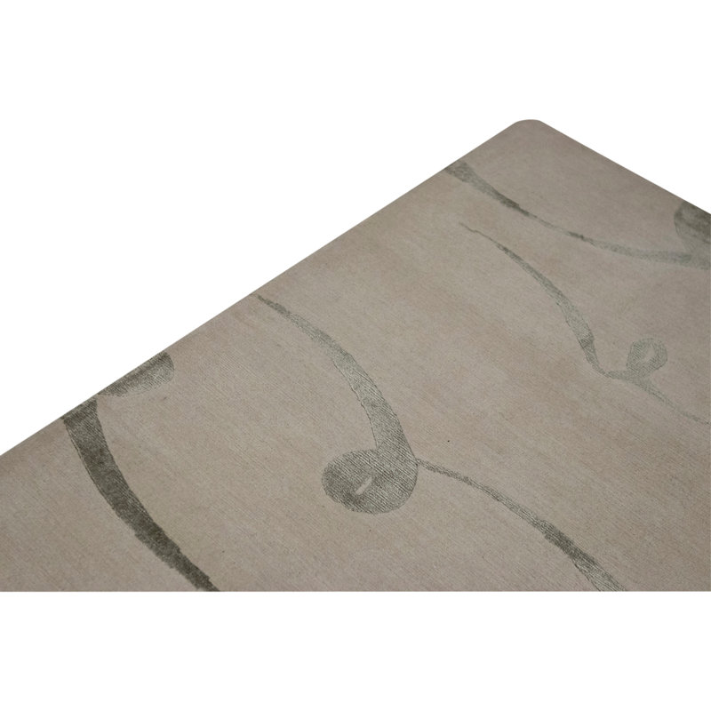 Tapis écru de haute qualité noué à la main