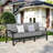 Ilonka 10-Person Outdoor Patio  Furniture Aluminum Conversation Set Swivel&Glider Armchair With LP Fire Pit Table-1882496312