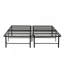Base de lit plateforme en métal - Base de lit pour lit double, noir-1734748427
