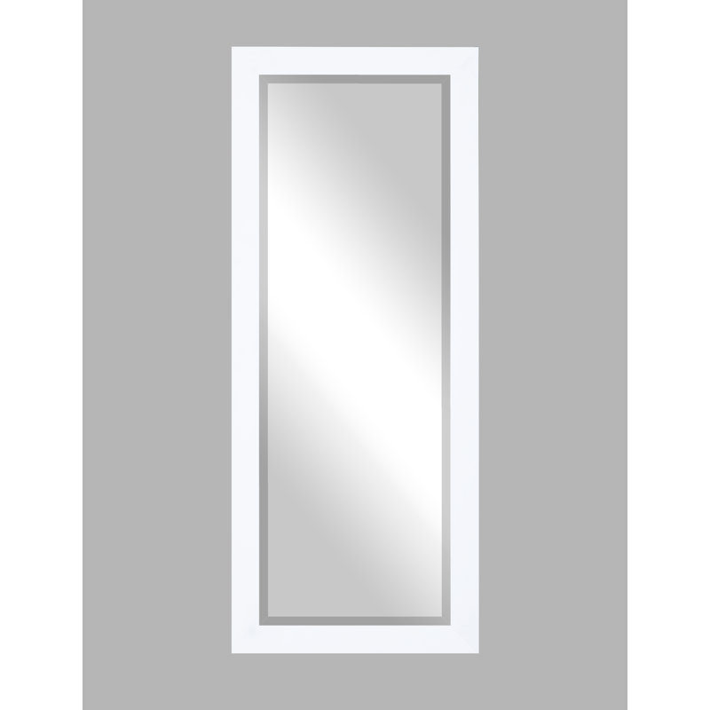 Miroir pleine grandeur Tacony, H 59 po x l 20 po, Blanc