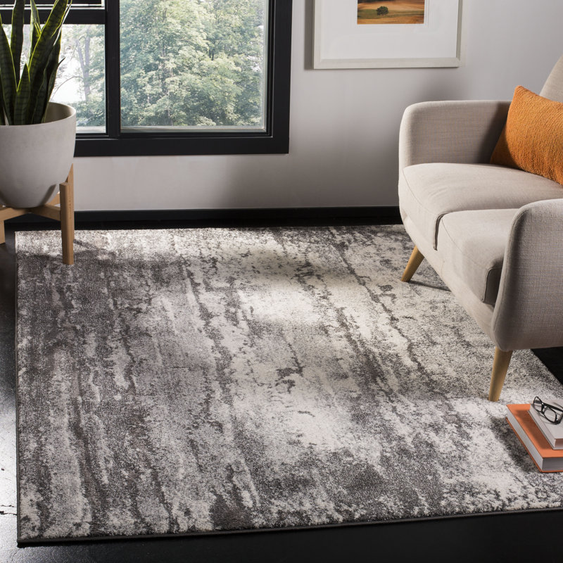 Elzada 100 Performance Abstract Rug, Rectangle 8' x 10'