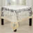 Rectangular_Snowflake And Ribbon Design Printed Tablecloth-72584141