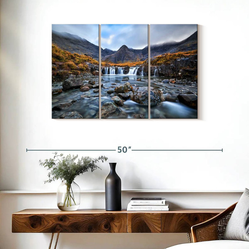 Cascade Alvord Fairy Pools, H 24 po x l 38 po