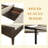 Solid Acacia Wood Bedframe Classic Design 800lbs Capacity,No Box Spring Needed-637972393-637972392