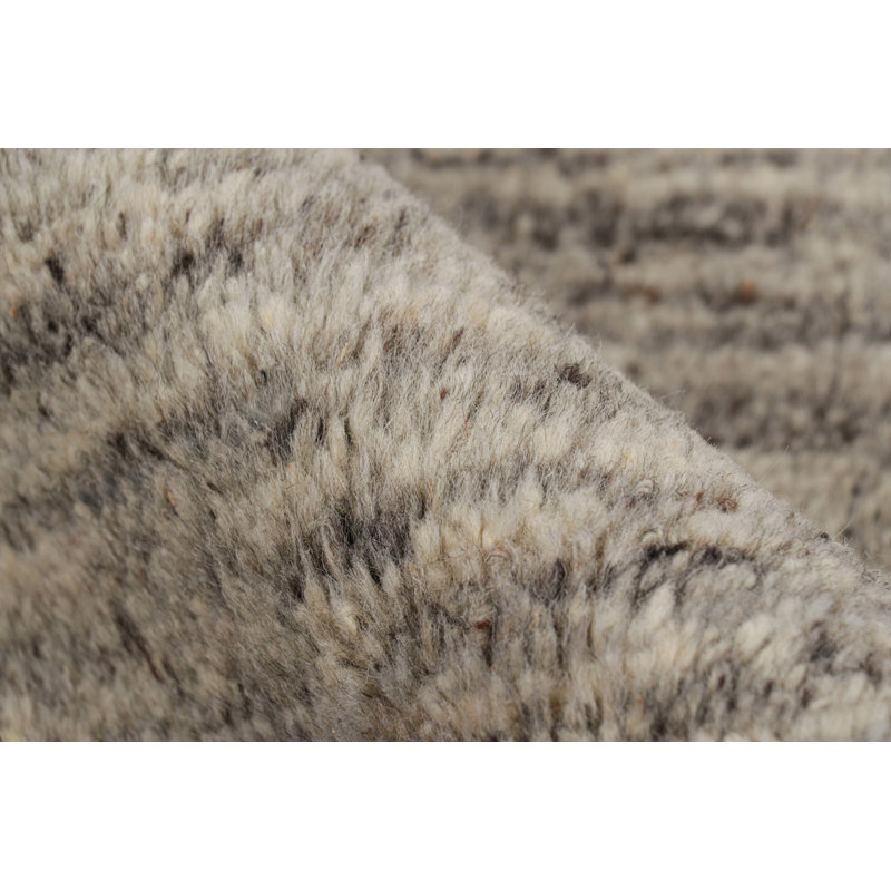 Moroccan Hand Knotted Wool Area Rug, Rectangle 8' x 10'