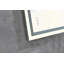 Miroir de salle de bain 32 po x 20 po à DEL avec façade et rétroéclairage, miroir de meuble-lavabo mural, anti-buée, mémoire, 3 couleurs, réglable en continu