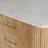 Carmela White Marble & Mango 6-Drawer Dresser