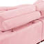 Grand canapé modulaire à double assise en velours côtelé Large Seating-879624577