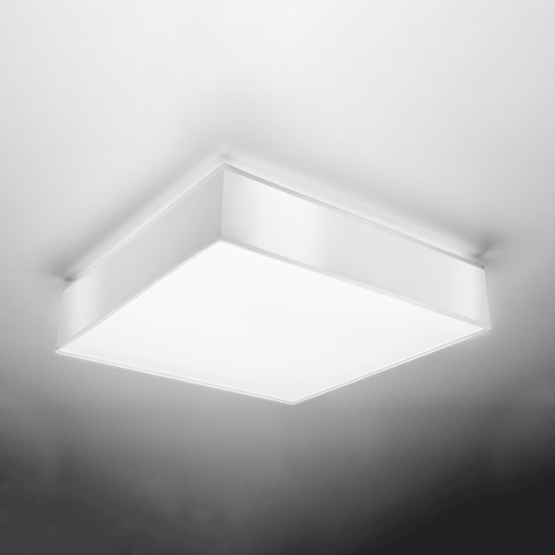 Midgegooroo Flush Mount, White, 12cm H x 45cm W x 45cm D