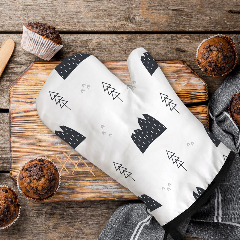 Tiny Critter Express Oven Mitt Cotton Twill