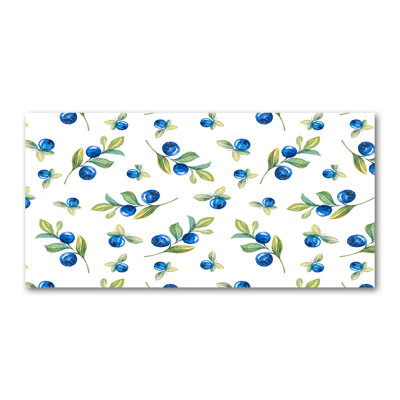 Blueberries - Wrapped Canvas Print