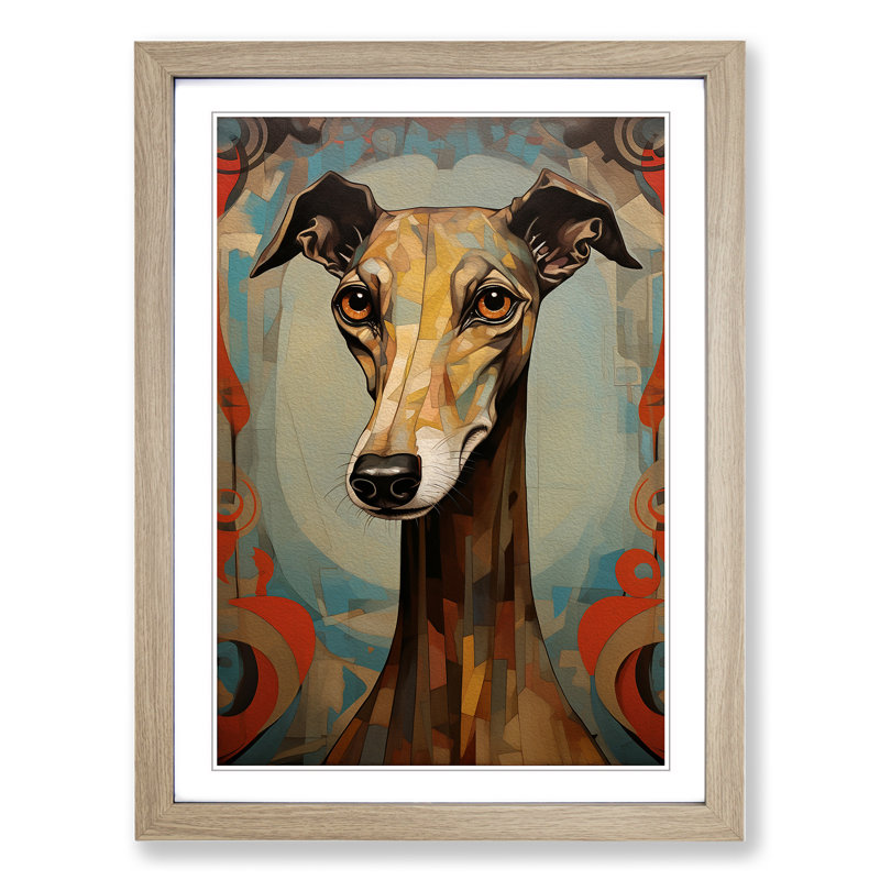 Greyhound Symbolism - Framed Print
