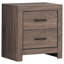 Table de chevet 2 tiroirs Oak-6937873