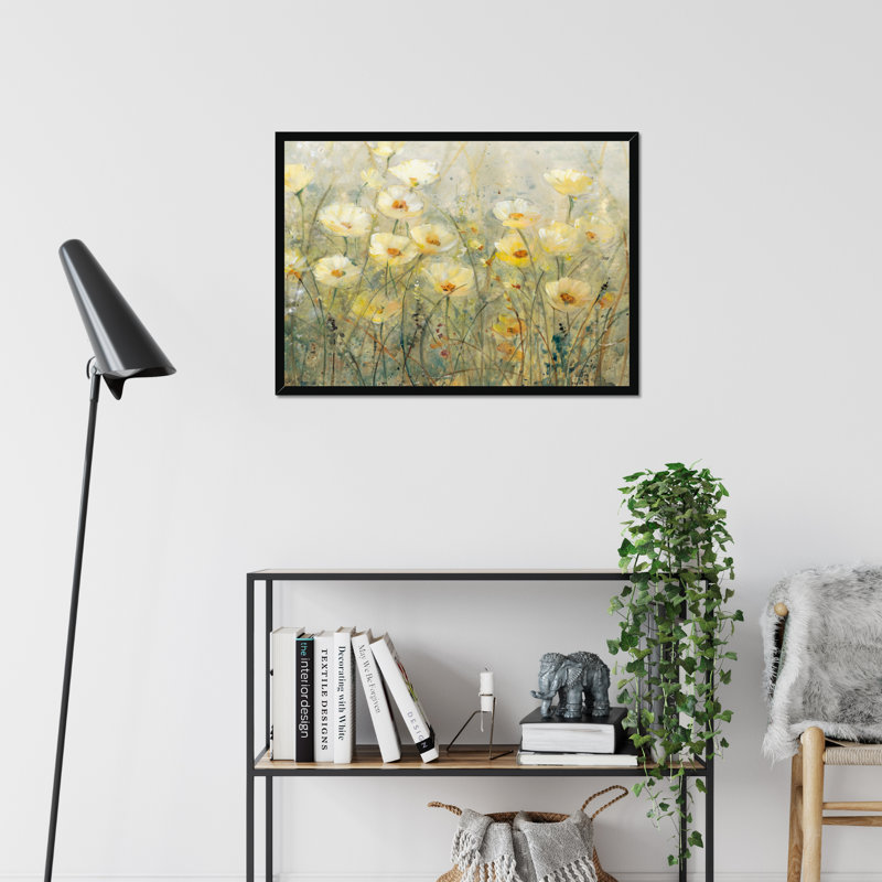Summer In Bloom I by Timothy O' Toole - Painting Print, Black Single Picture Framed Paper, 55cm H x 80cm W
