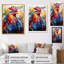 Coq coloré - décoration murale coq-710940878-710940885