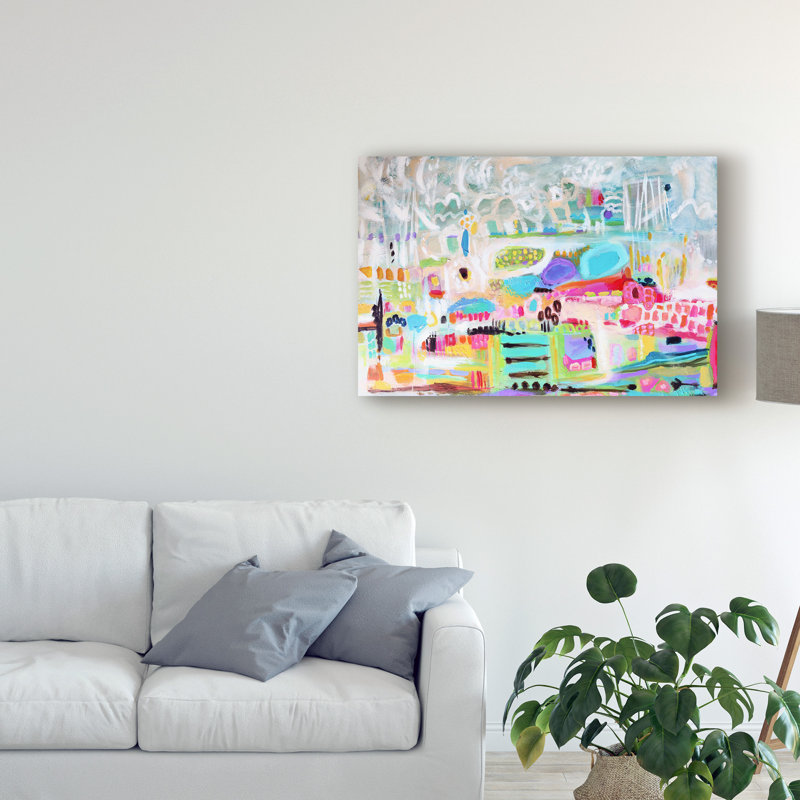 « abstract clouds », impression sur toile tendue, H 12 po x l 19 po x P 2 po