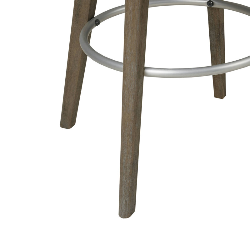 Tabouret de bar / de bar pivotant à 360 ° Pearce, Tabouret de comptoir (assise à une hauteur de 25,, Bleu, 1