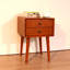 Table de chevet avec 2 tiroirs, petite table d'appoint avec rangement, Seadrifte-1839673999