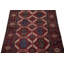 Tapis de couloir rouge en laine noué à la main de conception unique 5 pi 2 po x 12 pi 2 po Patriece