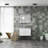 Gloss Wall-Mounted Bathroom Vanity With Mirro-1103263275-1103263272-1103263279