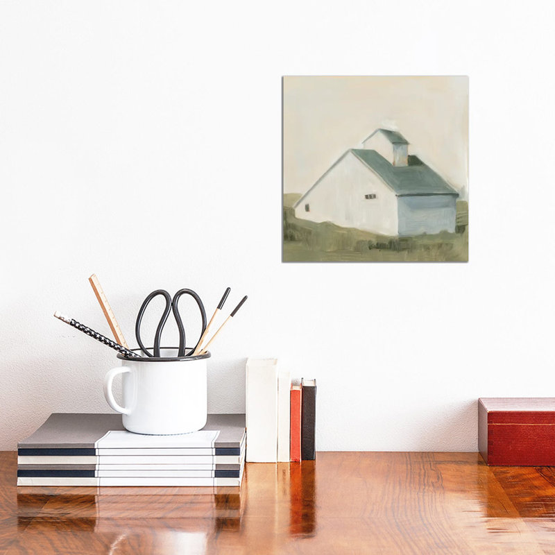 Serene Barn I by Emma Scarvey - Wrapped Canvas Gallery-Wrapped Canvas Giclée, 30.48 cm H x 30.48 cm W
