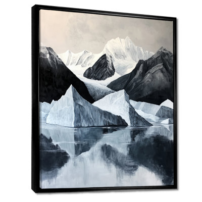 Glacial Grandeur Painting In Alaska III - Alaska Wall Art Print