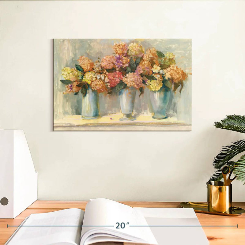 Bouquets d'hortensias d'automne Harnek, H 8 po x l 12 po
