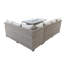 Right Facing Corner 9 Seater Fire Pit Set With Bench And Stool & Furniture Cover-1398532096
