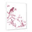 Beautiful Pink Birds - Peinture sur toile encadrée-59759936-59759937