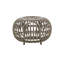 Petit repose-pieds en rotin Franco Albini-117257706