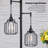 Dimmable Floor Lamp With 3 X 800LM LED Edison Bulbs,Tall Standing Lamp For Living Room,Farmhouse Black Corner Floor Lamp,Bright Industrial Rustic Vintage Tree Pole Light With Cage For Bedroom Office-974025412-974025417