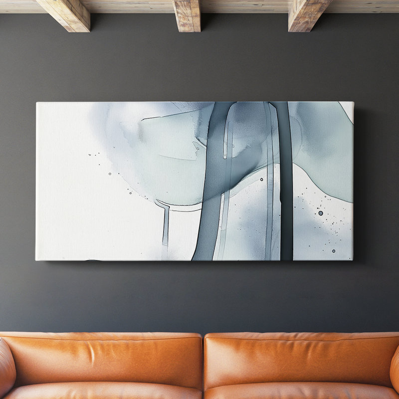 Abstrait 8 # XLVI-Gallery, H 16 po x l 32 po