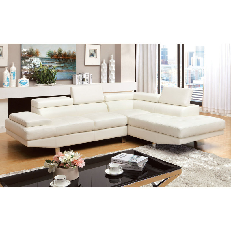 Upholstered L-Shaped Sectional Right Hand Facing