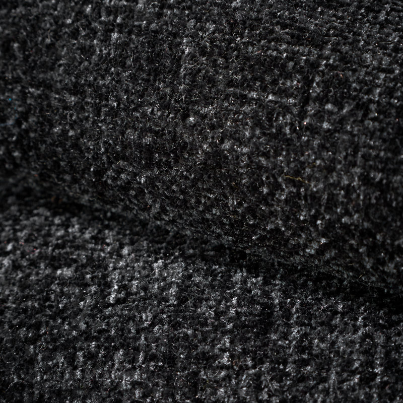 Wilson Plain Chenille Blanket Throw, Black
