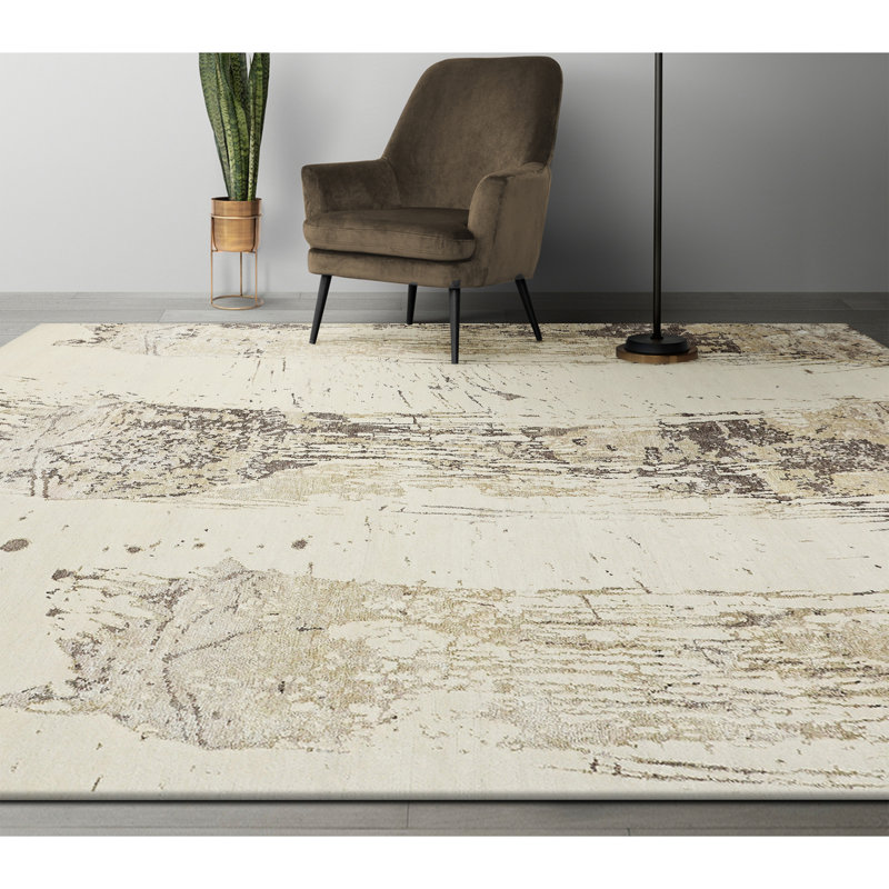 Tapis rectangulaire noué à la main, Rectangle 12 pi x 15 pi