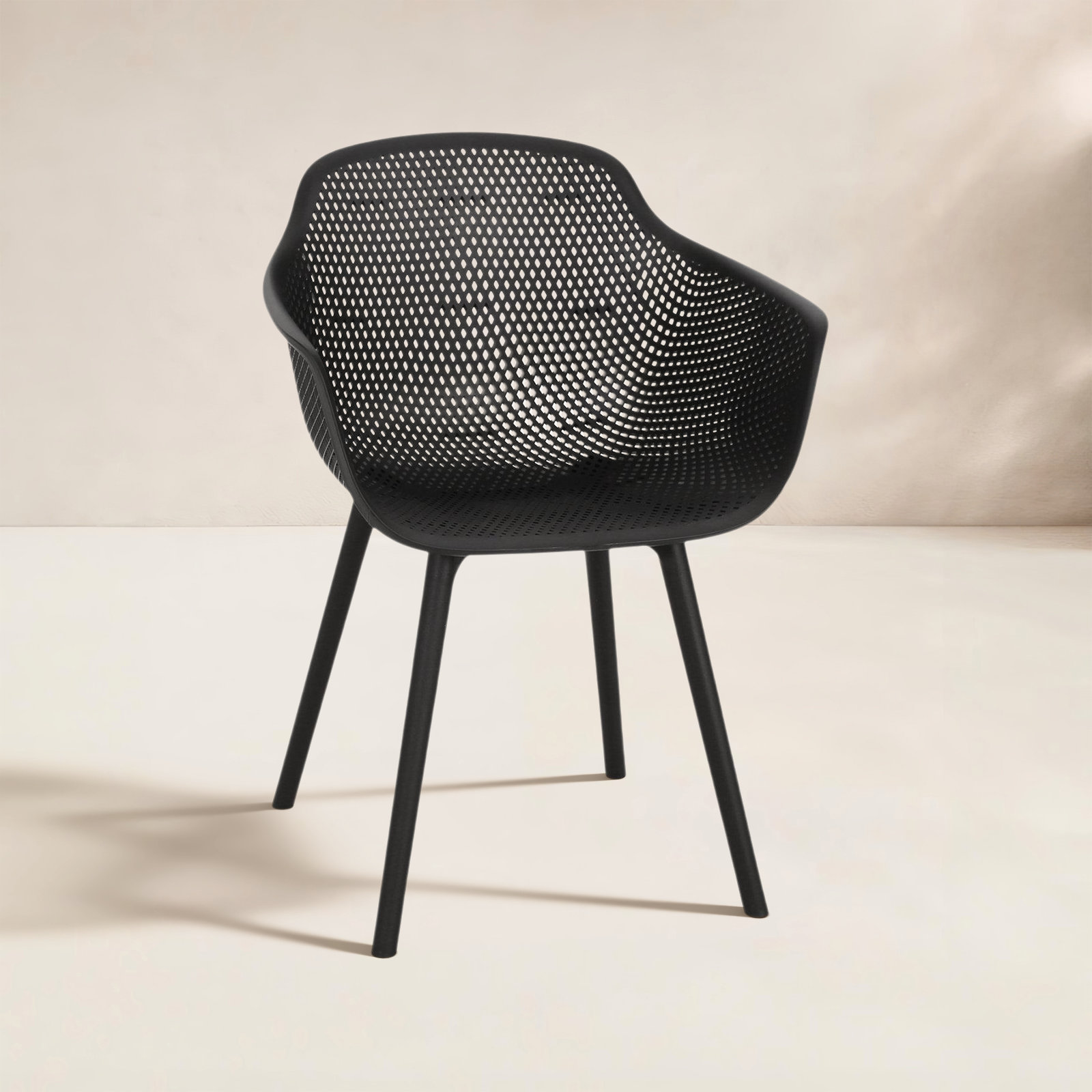 Artha Patio Armchair, Black