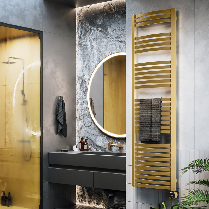 Electric Towel Rail, DEXTER 1760/500, Brass