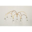 Lustre suspendu en laiton taillé à facettes en cristal clair-88907046-131530572-88907042