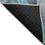 Tapis bleu sarcelle lavable à la machine intérieur / extérieur Xhevrie-1853801836