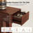 63" Farmhouse Console Table with 2 Drawers, Rustic Entryway Table for Hallway Living Room-1041997390